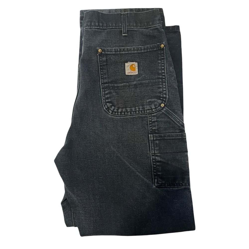 Carhartt Black Relaxed Jeans Rugged Workwear